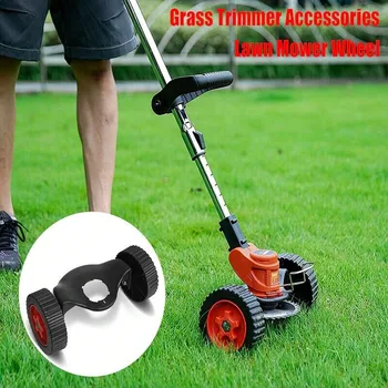 1 adet Bahçe çim makası Haddeleme Aracı Ayarlanabilir çim biçme makinesi Kesici Tekerlekler Yüksek Kaliteli Kesme Kılavuzu Aracı