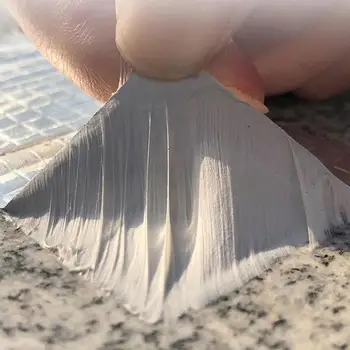 1 adet Su Geçirmez Sızdırmazlık Butil Kendinden yapışkanlı Kauçuk Özel Alüminyum Çatı Tamir Folyo Bant Çok fonksiyonlu Çatlak Bandı