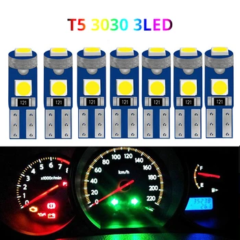 10 ADET T5 LED Ampul Pano ışıkları Yüksek Parlak Göstergesi Küme Lambası Araba Kamyon Gösterge Paneli Paneli Oto İç Dekor