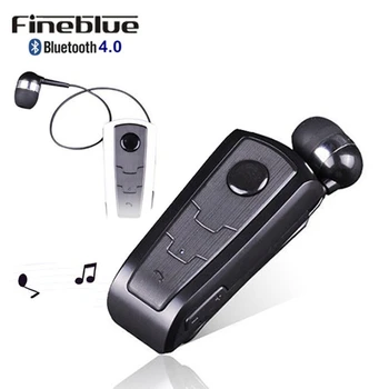 100 % Orijinal Fineblue F910 Kablosuz Bluetooth V4.0 Kulaklık Kulak Titreşimli Uyarı Aşınma Klip Eller Serbest Kulaklık Akıllı Telefonlar İçin