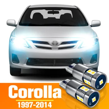 2 adet LED park lambası Gümrükleme Ampul Aksesuarları Toyota Corolla İçin 1997-2014 2004 2005 2006 2007 2008 2009 2010 2011 2012 2013