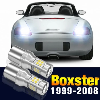2 adet LED Ters Ampul Yedekleme Lambası Porsche Boxster 1999-2008 İçin 2000 2001 2002 2003 2004 2005 2006 2007 Aksesuarları