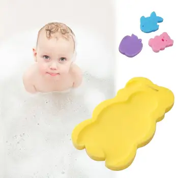 3 adet / paket Bebek Bebek Yumuşak Banyo Sünger Koltuk Sevimli Kaymaz Köpük ped Mat Vücut Desteği Güvenlik çocuklar Yastık Sünger banyo