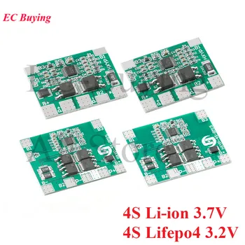 4S 12.8 V 14.4 V 16.8 V Lifepo4 Li-İon Lipo Lityum Pil koruma levhası 18650 BMS 8A 14A 20A PCB 4 Hücre Paketi PCM 3.2 V 3.7 V