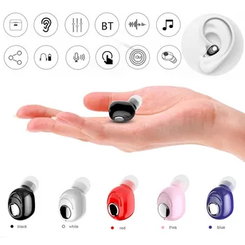 5.0 Bluetooth Kulaklık HıFı Kablosuz Kulaklık Ses Kulaklık Tüm Telefonlar için Mini Kulak Ventilatör De Cou Taşınabilir