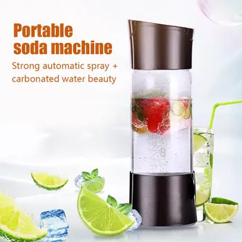 500ML köpüklü su makinesi Taşınabilir Kaynak köpüklü su makinesi Kabarcık Makinesi gaz silindiri Sprey Nemlendirici Soda Makinesi