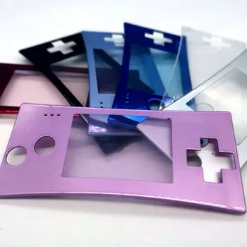 7 Renk Üst Parçaları Game Boy Mikro Oyun Konsolu kabuk Parçaları GBM Alüminyum alaşım Değiştirme