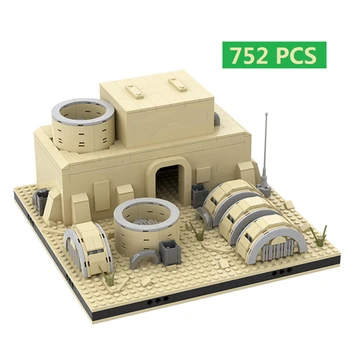 752 adet Çöl Santrali için Modüler Tatooines Ev Villa MOC - 56069 Yapı Taşları Tuğla DIY Model Oyuncaklar Çocuklar İçin Çocuk Hediye