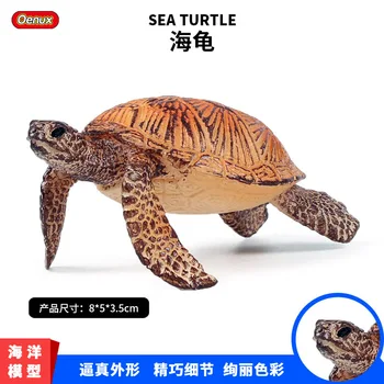 8cm Deniz Yaşamı Hayvanlar balık Kaplumbağa mini boy Modeli Aksiyon Figürleri Okyanus Deniz Akvaryumu Mini Biliş Oyuncak Süsler Çocuklar hediyeler