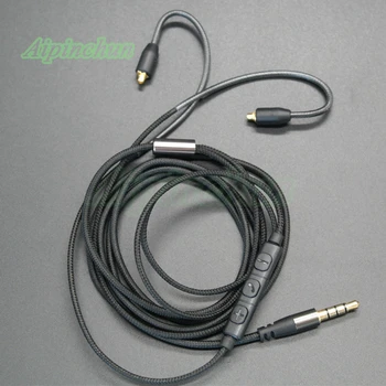 Aipinchun MMCX Kulaklıklar Yumuşak Yedek Kablo için Ses Denetleyicisi İle Shure SE215 SE315 SE425 SE535 SE846 T100 için Westone