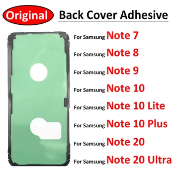 Arka Pil Sticker Yapıştırıcı Tutkal Samsung Galaxy S9 S10 S20 Not 7 8 9 10 20 Artı Ultra Lite Su Geçirmez Arka Kapak Sticker
