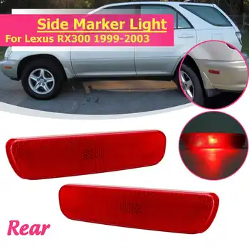 Arka Sol Sağ Yan Tampon Dönüş Sinyal İşaretleyici İşık Lambası Sarı Kırmızı Lamba 1999 2000 2001 02 2003 Lexus için RX300 81760-48010