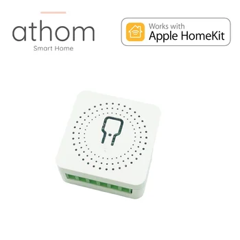 ATHOM Homekit Mini DIY WiFi Röle Modülü 3 Yollu Siri Ses Kontrolü 16A Akıllı Duvar Anahtarı