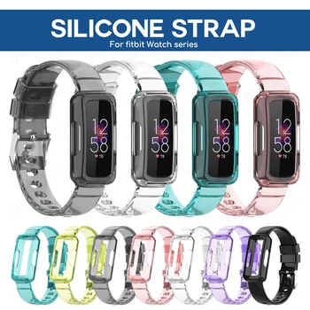 Band Fitbit Ace 2 3 silikon bantlar için Yedek Lüks / ınspire / 2 / SAAT akıllı saat Kristal TPU Spor Sapanlar Aksesuarları