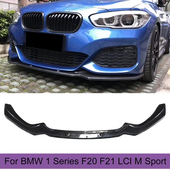 BMW için F20 F21 LCI M Spor Hatchback 2 Kapı 4 Kapı 2016 - 2018 Araba Ön tampon altı spoyler Ayırıcılar M135i Karbon Fiber / FRP