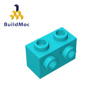 BuildMOC İle Toplar Parçacıklar 11211 1x2 Yapı Taşları Parçaları DIY elektrikli Eğitim Oyuncaklar Çocuklar İçin Doğum Günü Hediyeleri