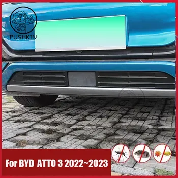 BYD için ATTO 3 2022 2023 Araba Aksesuarları Ön İzgara Eklemek Net anti-böcek Toz Çöp Geçirmez İç kapak ağı