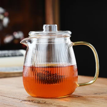 Cam demlik ısıya dayanıklı demlik filtreleme yüksek sıcaklığa dayanıklı çaydanlık su ısıtıcısı seti çay makinesi çiçek çayı sağlık pot