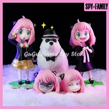 Casus X Aile Anya Forger Anime Figürü Bond Köpek aksiyon figürü Mini Heykeli Koleksiyon Model Kawaii oyuncak bebekler Çocuklar için Hediye