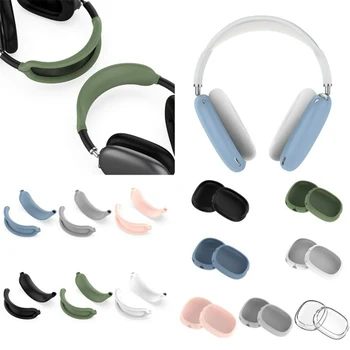 Cilt dostu Airpods İçin Max kulaklık kutusu Silikon Koruyucu Kapak Apple Airpods İçin Max Anti-Darbeye Dayanıklı Kulaklık Aksesuarları