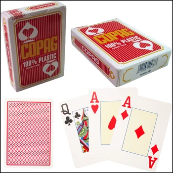 Copag Orijinal Orijinal Çok Sayıda Yüksek Kaliteli Plastik Oyun Kartları PVC Plastik Su Geçirmez Yetişkin Oyun kart oyunu