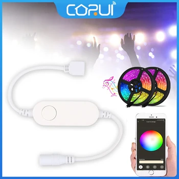 CoRuı Tuya / Akıllı Yaşam Homekit WiFi RGB LED Şerit Denetleyici 5V-12V Siri Ses Kontrolü Ev Otomasyonu Akıllı Ev İle Çalışmak Apple