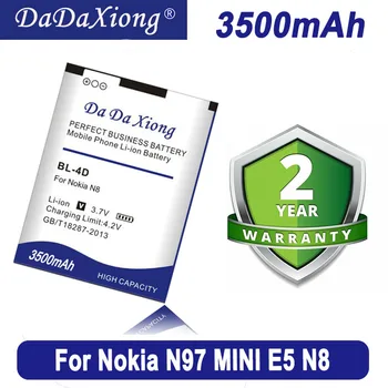 DaDaXiong Orijinal 3500mAh BL-4D Li-İon Nokia N97 Mini, N8, E5-00 E5 E7 T7 cep Telefonu Pil