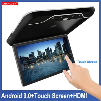 Dokunmatik Ekran Araba Monitör 1080P Video Oynatıcı HD MP5 Multimedya TV Araç Tavan Çatı Montaj Ekran Ayna Bağlantı FM HDMI