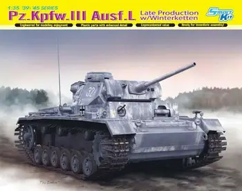 Ejderha 6387 1/35 Ölçekli Panzer Pz.Kpfw.III Ausf.L Geç Üretim w / Winterketten Model Seti