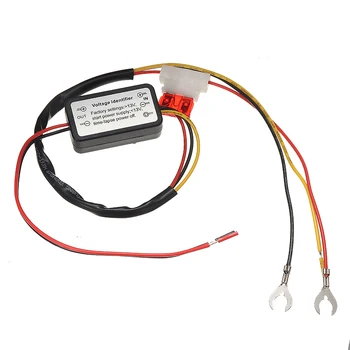 Evrensel araba LED gündüz çalışan ışık kontrolörü röle demeti Dimmer On/Off sis ışık kontrolörü 12V-18V
