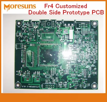 FR4 Özelleştirilmiş Çift Taraflı PCB Prototip Baskılı Devre Kartı İmalatı ve Montajı Küçük Üretim pcba IC çipini çalıştırır