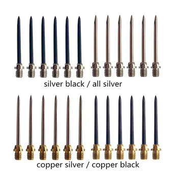 GOODARTS 6/12 adet seçilebilir gümüş veya siyah Profesyonel 2BA İplik Değiştirilebilir Dart çelik ipucu Dart Aksesuarları