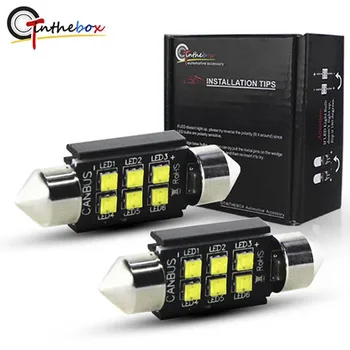 Gtinthebox C5W LED Canbus Ampuller 28mm 31mm 36mm 39mm 41mm feston lamba Otomatik tavan aydınlatması Plaka Araba İç Ampul 12v