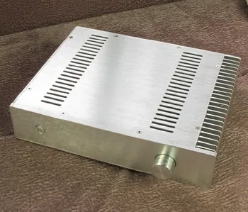 Gümüş BZ3207S tüm alüminyum amplifikatör şasi / Sınıf A amplifikatör kabuk / AMP Muhafaza / kutu / DIY kutusu (320 * 70 * 248mm)