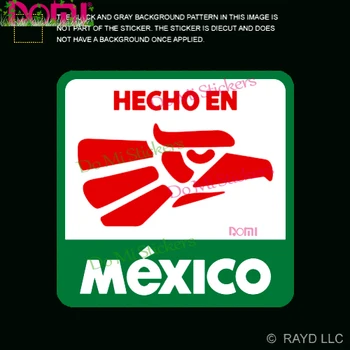 Hecho En Meksika Sticker vinil yapışkan MEKSİKA İSPANYOLCA Motosiklet Aksesuarları Dizüstü Kask Gövde Duvar Çıkartması Kalıp Kesme