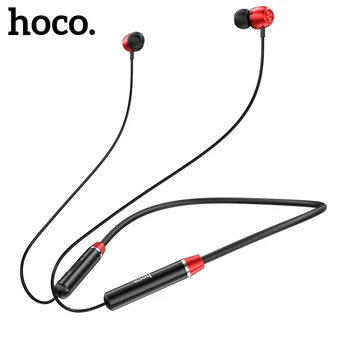 Hoco kablosuz bluetooth 5.0 Kulaklık Manyetik Boyun Bandı Kulaklık Spor Koşu Stereo müzik kulaklıkları Gürültü Azaltma Kulaklık