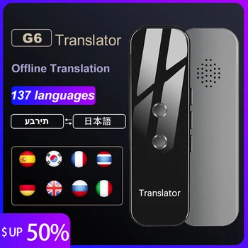 Hımtop Çevirmen Taşınabilir 137 Dil Akıllı Anlık Sesli Metin APP Fotoğraf Translaty Dil Öğrenme Seyahat Iş