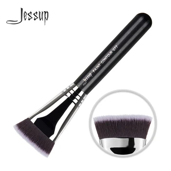 Jessup BOYA KONTUR Yüz Makyaj fırça 1 adet Güzellik Kozmetik Aracı Yüksek Kalite Profesyonel Fiber Saç Ahşap Saplı Toptan 077