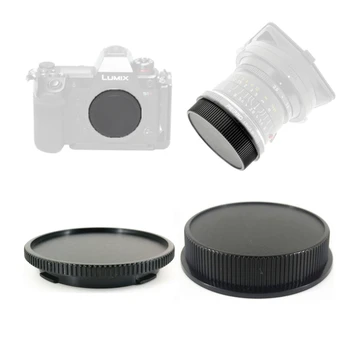 Kamera Ön Gövde Kapağı + Lens Arka Kapak Leica T TL TL2 CL SL SL2 Panasonic S1 S1R Sigma FP L Lensler yerine 14025 & 14028