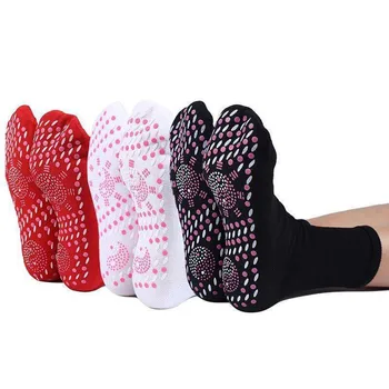 Kendinden ısıtma manyetik terapi masaj Çorap Erkekler Ve kadınlar için Kış Sürme Balıkçılık kayak Sıcak varis çorabı Masaj