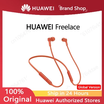 Küresel Sürüm Huawei FreeLace Kablosuz Kulaklık Orijinal Bluetooth Spor Su Geçirmez Kulak Bellek Metal Silikon Huawei Freelace