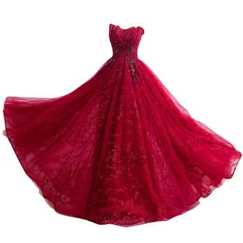 Kırmızı Kristal Tüp Üst Gelin Düğün Tost Elbise Düğün Takdir Yemeği düğün elbisesi