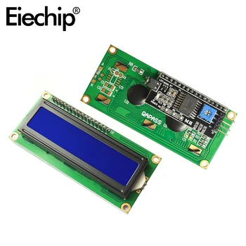 LCD1602 5V LCD Modülü Mavi / Sarı Yeşil Ekran Karakter Ekran Modülü IIC/I2C Arayüzü, Arduino Modülleri için