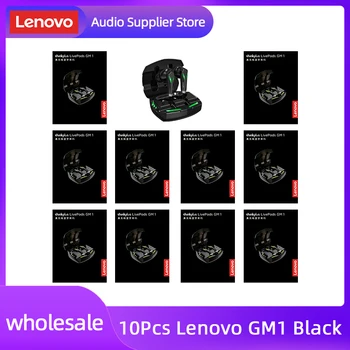 Lenovo Orijinal GM1 TWS 10 adet Yükseltme Kulaklık Bluetooth Kablosuz Kulaklık Kulaklık Müzik Kulaklık Düşük Gecikme Oyun Kulaklık
