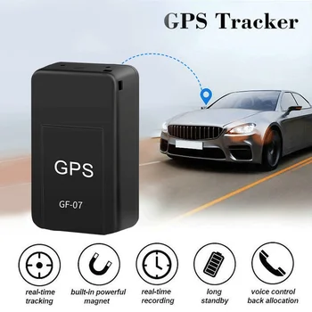 Manyetik Mini GF07 GPS Tracker Gerçek Zamanlı Takip Cihazı Bulucu Araba Motosiklet Uzaktan Kumanda Izleme Monitör Pet Anti Kayıp