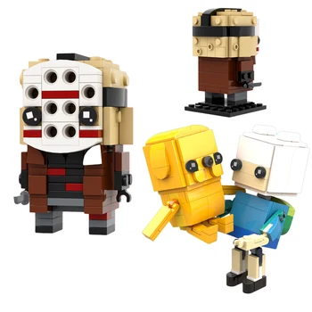MOC Görmek Tam Galeri Bricksafe Figürleri Jason Yapı Taşları Seti Brickheadz Maskeli Adam Çizgi film karakteri Oyuncak Çocuklar İçin
