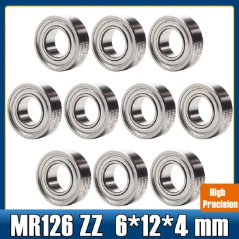 MR126ZZ Rulman ABEC-5 (10 ADET ) 6*12*4 mm Minyatür MR126Z Bilyalı Rulmanlar MR126 ZZ L-1260ZZ