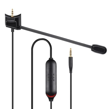 OFC Yedek Kablo Uzatma Kablosu Harici mikrofon sopası Mikrofon Sessiz Anahtarı Bose QuietComfort QC45 QC 45 Kulaklıklar