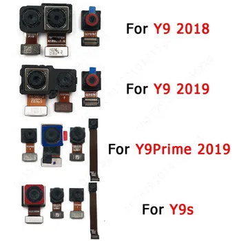 Orijinal Ön Arka Kamera İçin Huawei Y9s Y9 Başbakan 2019 2018 Arka Küçük Ön Selfie Kamera Modülü Onarım Yedek parça