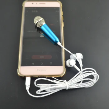 Oyun Kulaklık için Taşınabilir K Şarkı Mini Mikrofon Kulaklık Evrensel KTV Karaoke Cep Telefonu Bilgisayar mikrofonlu kulaklık